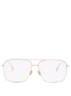 Matchesfashion.com Dior Eyewear - Diorstellaire3 Glasses - Womens - Gold