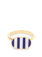 Ladies Fine Jewellery Jessica Biales - Enamel & 18kt Gold Ring - Womens - Blue