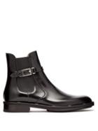 Matchesfashion.com Fendi - Buckled Leather Chelsea Boots - Mens - Black