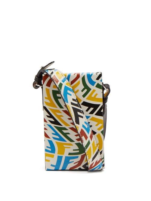 Fendi - Ff-vertigo Leather Cross-body Bag - Mens - Multi