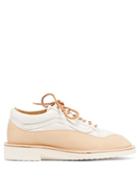 Matchesfashion.com Peterson Stoop - Wavey Recycled Low Top Leather Trainers - Womens - Tan White
