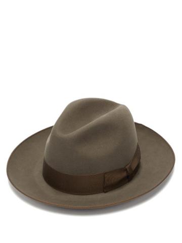 Matchesfashion.com Lock & Co. Hatters - St. James's Felt Fedora - Mens - Khaki