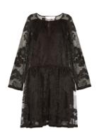 See By Chloé Floral-mesh Long-sleeved Dress