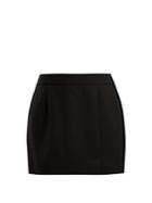Bella Freud Alexa Side-striped Wool-blend Mini Skirt