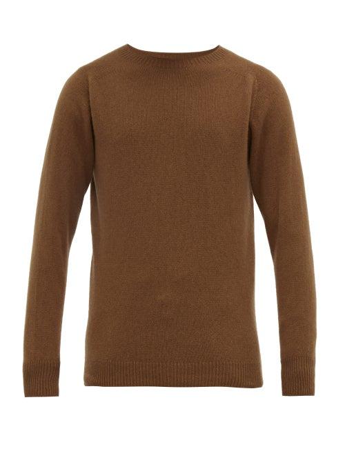 Matchesfashion.com Margaret Howell - Wool Blend Sweater - Mens - Brown