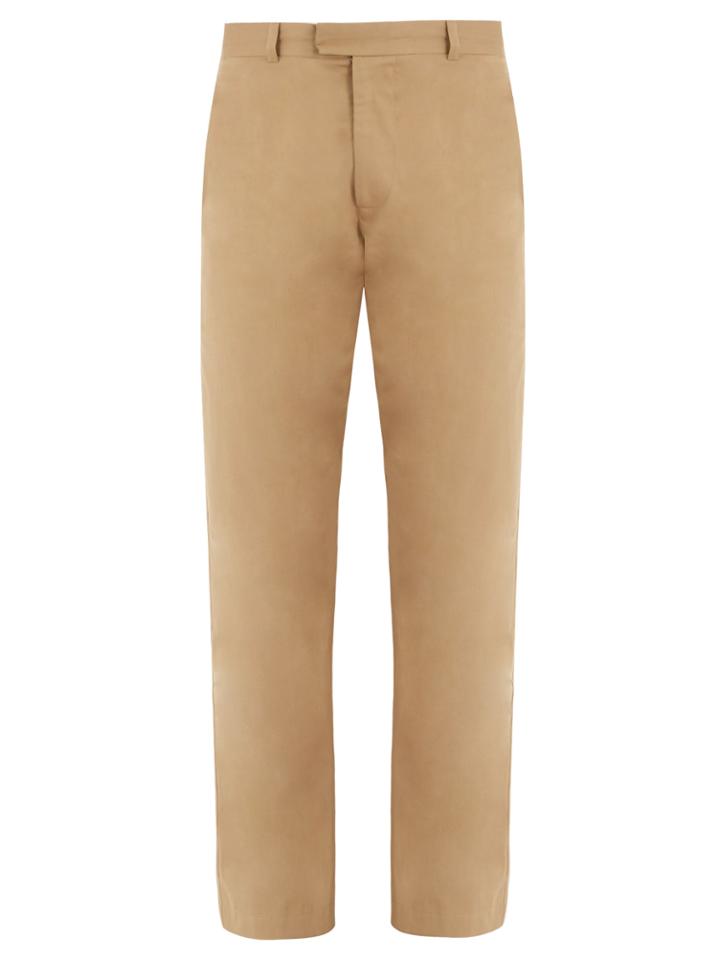 Raey Flat-front Cotton Skinny Chino Trousers