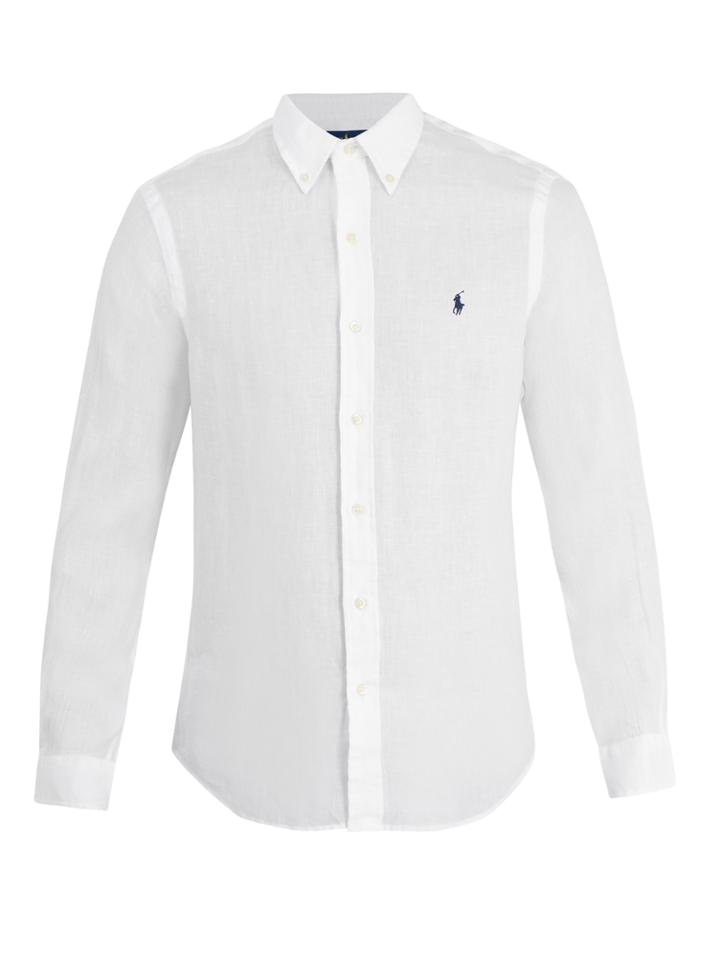 Polo Ralph Lauren Logo-embroidered Linen Shirt