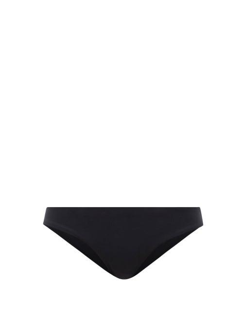 Matchesfashion.com Mara Hoffman - Zoa Low-rise Recycled Fibre-blend Bikini Briefs - Womens - Black