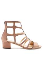 Jimmy Choo Ren 35mm Block-heel Leather Sandals