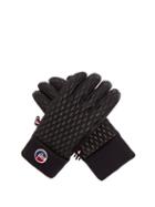 Matchesfashion.com Fusalp - Athena Technical Leather Ski Gloves - Womens - Black