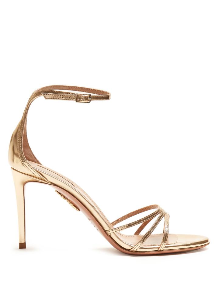 Aquazzura Very Purist 85 Ankle-tie High-heel Sandals