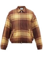Noma T.d. - Ombr Plaid-flannel Jacket - Mens - Brown