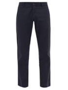 Matchesfashion.com Barena Venezia - Rionero Tailored Linen-blend Trousers - Mens - Navy