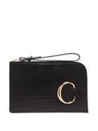 Matchesfashion.com Chlo - The C Leather Pouch - Womens - Black