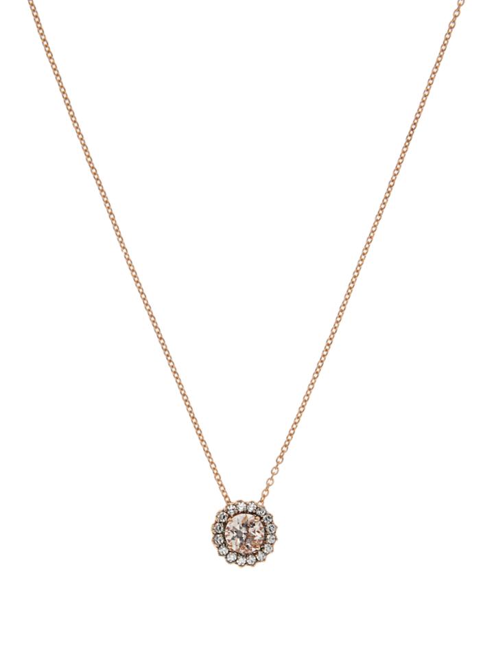 Selim Mouzannar Diamond, Morganite & Pink-gold Beirut Necklace