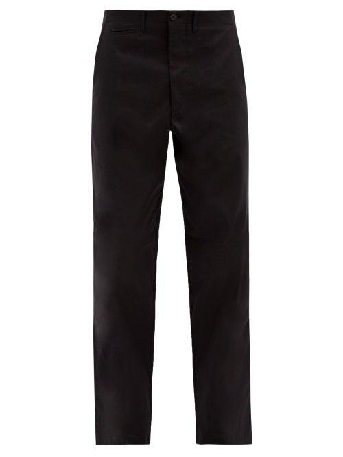 Matchesfashion.com The Row - Chad Cotton-twill Trousers - Mens - Black