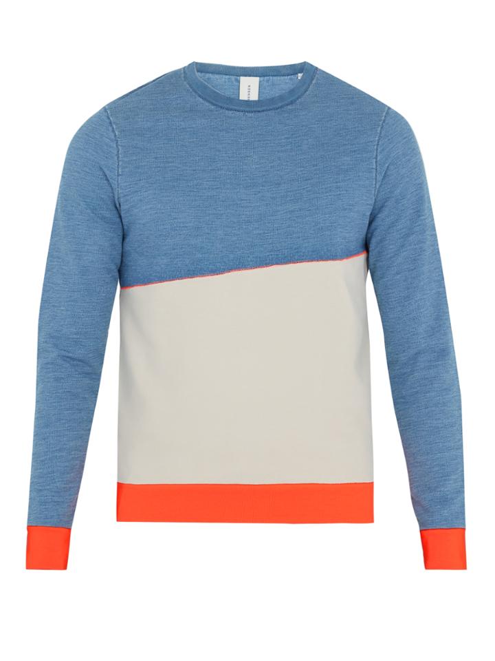 S0rensen Dancer Contrast-panel Cotton-jersey Sweatshirt