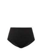 Ladies Beachwear Totme - High-rise Bikini Briefs - Womens - Black