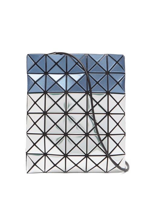 Matchesfashion.com Bao Bao Issey Miyake - Platinum Mermaid Bi-colour Pvc Cross-body Bag - Womens - Blue Multi