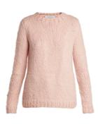 Matchesfashion.com Gabriela Hearst - Luiz Round Neck Cashmere Sweater - Womens - Light Pink