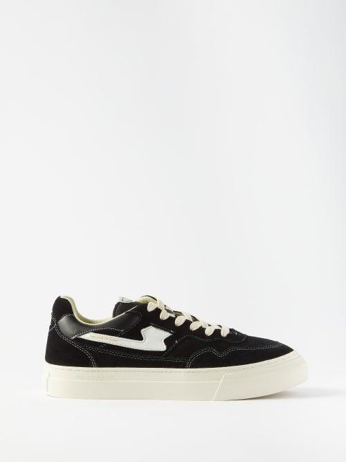 Stepney Workers Club - Pearl S-strike Suede Trainers - Mens - Black White