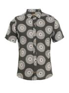 Okun Sankara Circle-print Linen Shirt