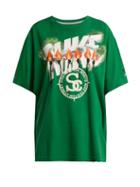 Matchesfashion.com Noki - Matchstick Print Cotton T Shirt - Womens - Green Multi
