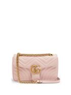 Matchesfashion.com Gucci - Gg Marmont Small Quilted Leather Shoulder Bag - Womens - Light Pink