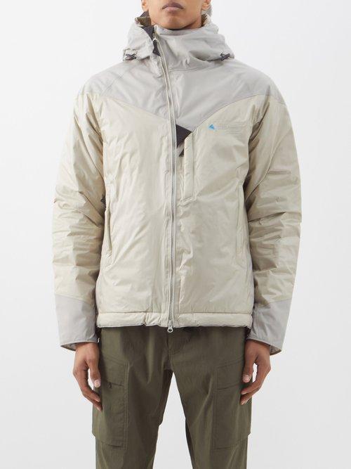 Klttermusen - Bitfrost Down-filled Hooded Jacket - Mens - Beige