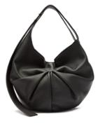 Matchesfashion.com Tsatsas - Sacar Ruched Slouchy-leather Shoulder Bag - Womens - Black