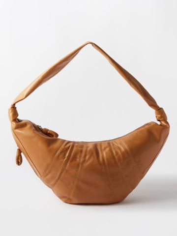 Lemaire - Croissant Large Leather Belt Bag - Womens - Tan