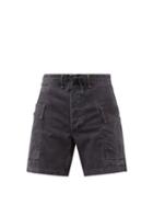 Rrl - Denim Cargo Shorts - Mens - Black