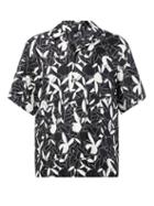 Amiri - X Playboy Bunny-print Short-sleeved Shirt - Mens - Black