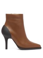 Chloé Tracy Leather And Rubber Ankle Boots