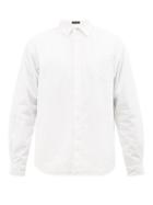 Undercover - Concealed-placket Padded Cotton Shirt - Mens - White