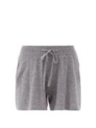 Matchesfashion.com Lisa Yang - Gio Drawstring-waist Cashmere Shorts - Womens - Grey