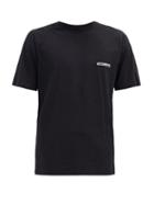 Matchesfashion.com Vetements - Logo-print Cotton-jersey T-shirt - Mens - Black