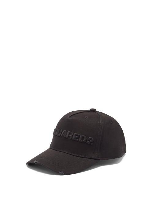 Matchesfashion.com Dsquared2 - Logo-embroidered Cotton-gabardine Baseball Cap - Mens - Black