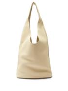 The Row - Bindle Three Grained-leather Tote Bag - Womens - Beige
