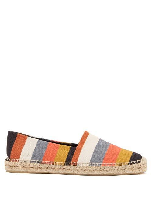 Matchesfashion.com Paul Smith - Sunny Stripe Canvas Espadrilles - Mens - Multi