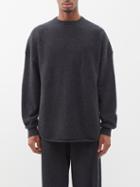 Extreme Cashmere - No.53 Crew Hop Stretch-cashmere Sweater - Mens - Dark Grey