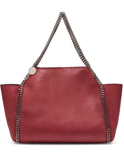 Matchesfashion.com Stella Mccartney - Falabella Faux Leather Tote - Womens - Burgundy