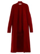 Ryan Roche Drop-shoulder Cashmere And Silk-blend Cardigan