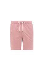 Matchesfashion.com Onia - Charles 7 Gingham Swim Shorts - Mens - Red