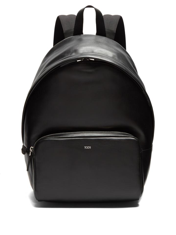 Tod's Logo-debossed Leather Backpack