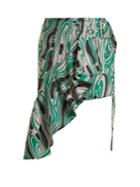 Marques'almeida Asymmetric Lava-jacquard Mini Skirt
