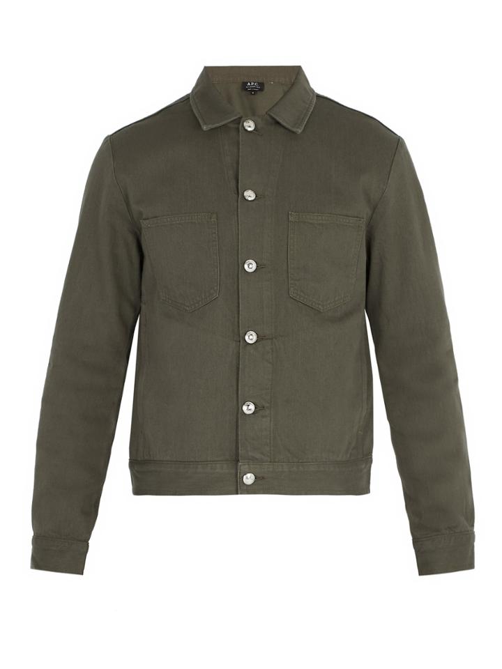 A.p.c. Career Cotton-denim Jacket
