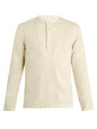 Paul Smith Grandad Collar Cotton-blend Shirt