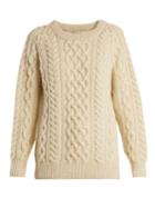 Connolly Round-neck Cable-knit Wool Sweater