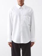 Wooyoungmi - Logo-print Cotton-poplin Shirt - Mens - White